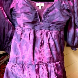 Purple iridescent dress